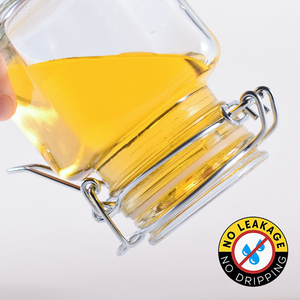 1000ML réservoir de stockage en verre personnalisé ménage cuisine réservoir d'étanchéité <span class=keywords><strong>gros</strong></span> <span class=keywords><strong>grains</strong></span> fruits secs réservoir de stockage boucle - Product Image 5