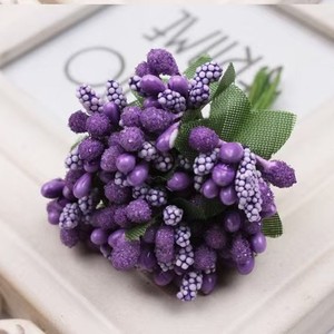 Mini Ramilletes de Bayas Artificiales de Alta Calidad, Tallos de Espuma, Flor de Fruta, Estambres de 10 cm, Hechos a Mano, Modernos, para Pascua - Product Image 6