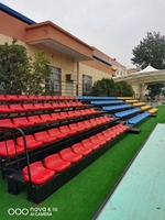 Gradins rétractables d'intérieur de haute qualité siège de stade chaise inférieure en HDPE pour les sports et les universités exportés