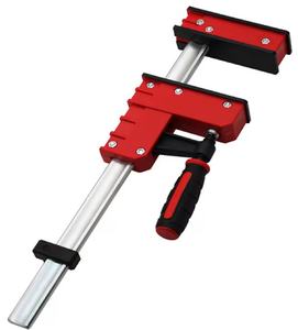 ตัวหนีบปรับได้ทำจากเหล็กกล้าคาร์บอน พลาสติก และโลหะ สำหรับงานไม้ ตัวหนีบแบบ F ระบบวัดแบบเมตริกและนิ้ว สำหรับเครื่องมือช่าง - Product Image 1