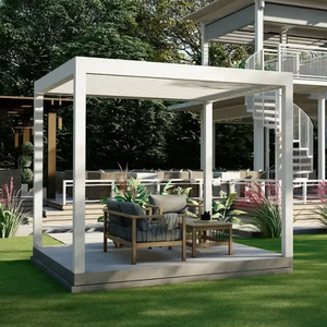 Shengjie - Persiennes et lames <span class=keywords><strong>de</strong></span> pergola en alliage d'aluminium pour extérieur, sur mesure, avec cadre <span class=keywords><strong>de</strong></span> persiennes en aluminium - Product Image 6