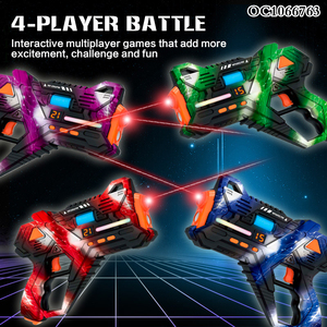 4 cái khác mới lạ vui điện tương tác chiến nhiều trò chơi đồ chơi bắn súng Trò chơi bắn súng trò chơi với vest Receiver - Product Image 3