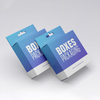 Boîtes suspendues en carton blanc imprimées sur mesure emballage de détail pour bougie de maquillage conception suspendue à onglets portefeuille