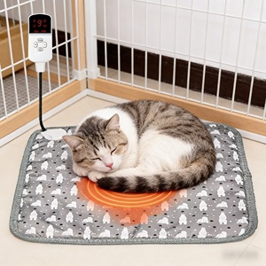 Square Electric <strong>Heated</strong> Pet Pad, Soft Warm Mat For Dogs <strong>Cats</strong>, Overheat Protection, Auto Shut Off, Waterproof Safe <strong>Heated</strong> <strong>Bed</strong> - Product Image 4