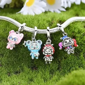 <span class=keywords><strong>MULA</strong></span> Porte-clés à fermoir en argent 925, boucle universelle, compatible avec les chaînes à fermoir en forme de O, zircon DIY, anniversaire pour femme, bijoux tendance - Product Image 5
