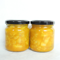 Venta caliente Kimchi coreano lata de vidrio repollo picante Kimchi en latas deliciosas verduras en conserva para uso doméstico