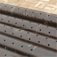 Tuyau filtrant perforé rond en acier inoxydable 304/316 galvanisé pour le forage de puits et le drainage