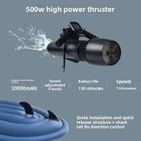 Bateau à moteur gonflable électrique télécommandé pliable en PVC écologique pour le ski nautique
