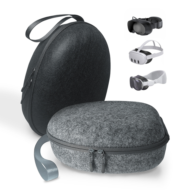 Universal Shockproof Carry Case for VR Headset Travel Storage Bag for Steam Deck Frame/Meta Quest/VR Glasses & Controllers
