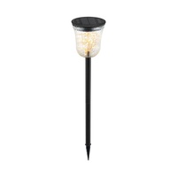 Nouvelle lampe solaire d'extérieur pour cour avec indice de protection IP65 - Décoration paysagère pour la maison et le jardin, lumière LED à piquet avec détecteur de mouvement