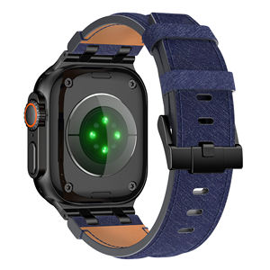 <span class=keywords><strong>Bracelet</strong></span> en cuir pour montre Western, <span class=keywords><strong>bracelet</strong></span> de luxe en cuir pour <span class=keywords><strong>Apple</strong></span> <span class=keywords><strong>Watch</strong></span> <span class=keywords><strong>SE</strong></span> 2ème génération Ultra 3 - Product Image 3