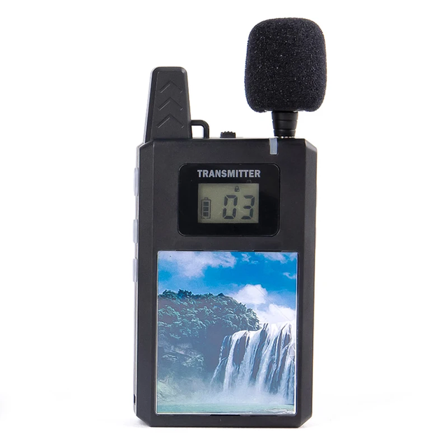 Tour Guide Talk Device of Transmitter and Receiver Wireless Whisper Tour Guide System for Group Visit Tourism Gathering Meeting