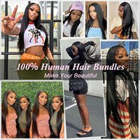 Extensiones de Cabello Humano Virgen 100% MS Beauty 15A, Mechones Lisos con Doble Trama, Puntas Completas, Aspecto Natural Suave, Uso Diario