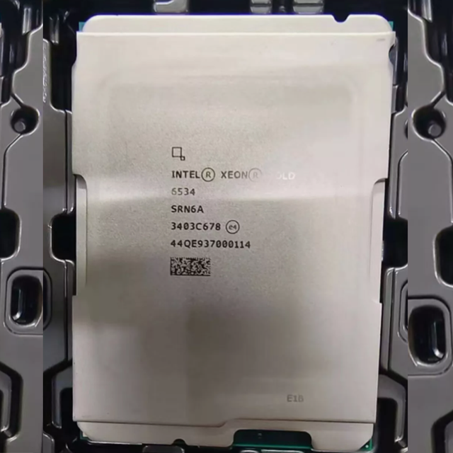 Intel PK8072205558800 Xeon Gold Octa-core 6534 3.9 GHz Server Processor in Stock