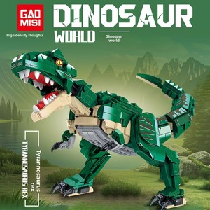 Bloques de Construcción de Plástico ABS de Tiranosaurio <span class=keywords><strong>Rex</strong></span>, Juego de Juguetes de Construcción DIY para Niños Mayores de 5 Años - Product Image 2