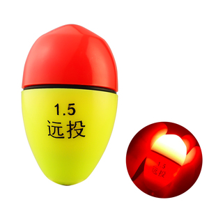 Palmer câu cá Bobber nổi cho đêm màu xanh lá cây màu đỏ dẫn ánh sáng phát sáng trong bóng tối câu cá phao dài Cast lướt cá <span class=keywords><strong>Float</strong></span> bán buôn - Product Image 4