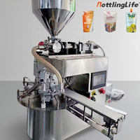 Machine de remplissage de sachets Doypack pour sauce piquante 250g, machine de remplissage de sachets Doypack personnalisée pour mayonnaise