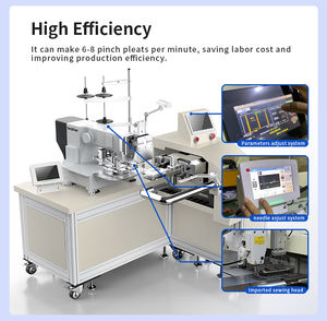 2024 Hot Article <b>Automatic</b> Curtain Pleating <b>Sewing</b> <b>Machine</b> for Cloth Curtain - Product Image 3