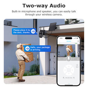 Kit de caméra de sécurité CCTV IP HD UBOX 3MP 4CH solaire 4G avec routeur Wifi, kit de caméra réseau solaire Wifi PTZ - Product Image 4