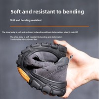 Zapatos de Seguridad de Corte Bajo SAIAN JLD-65, Suela de Goma, Entresuela de Fibra de Aramida, Puntera de Acero, Piel de Vacuno, Soldadura, Anti-Aplastamiento, Anti-Pinchazos