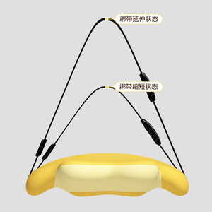 U Shape Memory Foam Lumbar Support Pillow Ergonomic Chair Backrest Cushion For Office Study Workstation Seat - Product Image 1