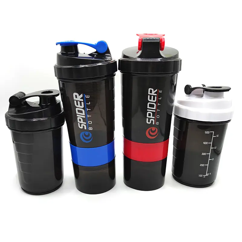 Gym Proteïne Spider Shaker 3in1 Fles Langdurige Lichtgewicht Fles Classic V2 Custom Logo Proteïne Shaker Fles