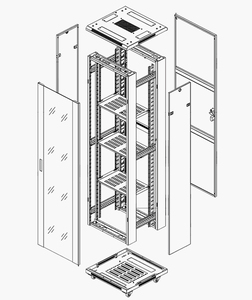 18u 32u 42U máy chủ <span class=keywords><strong>Rack</strong></span> Mạng Tủ kim loại trường hợp <span class=keywords><strong>19</strong></span> inch máy chủ <span class=keywords><strong>Rack</strong></span> với 600x800 kích thước cho trung tâm dữ liệu - Product Image 6