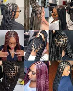 Extensiones de Cabello de Fibra Sintética de Alta Temperatura, Lisas, Ligeras, Fáciles de Instalar, Textura Suave, Colores Vibrantes, Belleza Moderna - Product Image 6