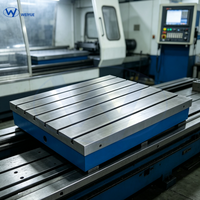 Plateforme modulaire en fonte anti-déformation certifiée CE, sur mesure, avec rainures en T, grande table pour l'alignement et la calibration optiques