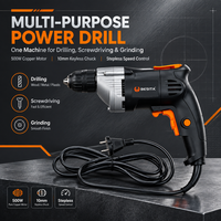 Moteur tout cuivre haute puissance de haute qualité 500W, perceuse AC