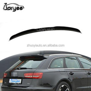 2023 nuevo alerón trasero de maletero de coche de estilo Max para <span class=keywords><strong>Audi</strong></span> <span class=keywords><strong>A6</strong></span> <span class=keywords><strong>C7</strong></span> 2011- 2014 Kit de carrocería de labio de techo de ala de maletero de fibra de carbono accesorio de afinación PP - Product Image 1