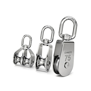 Gu Zhuo 304 Stainless Steel <b>Pulley</b> Bearing Marine Fishing Net Steel Rope U Shape Fixed Gantry Lifting Ring <b>Pulley</b> - Product Image 2