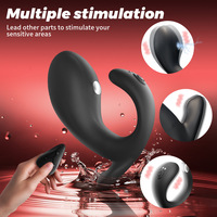 Neuer Schock-Prostatamassage-Vibrator mit 12 Vibrationsmodi und Kabelloser Fernbedienung Analplug für Männer und Frauen Sextoy