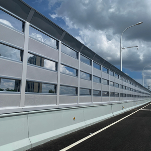 Barrière acoustique <span class=keywords><strong>anti</strong></span>-corrosion pour voies ferrées, clôture d'isolation acoustique extérieure, <span class=keywords><strong>mur</strong></span> d'isolation phonique pour zones de circulation - Product Image 2