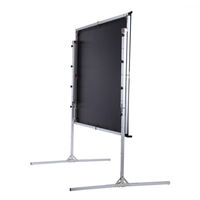 Écran de projection pliable Cavttis de haute qualité, portable, 200 pouces, 16:9, blanc mat, pliage rapide, 4K HD, projecteur extérieur, 1 an de garantie