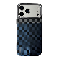 Nouvelle Coque de Protection en Tissu Antidérapante et Antichoc en PC pour iPhone 17 16 12 13 14 Plus 15 Pro Max