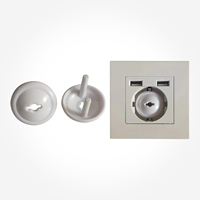 Cache-prise de sécurité pour bébé Gaixie Factory, protection pour prises à 3 broches en forme de champignon, GXB 3M-Type C