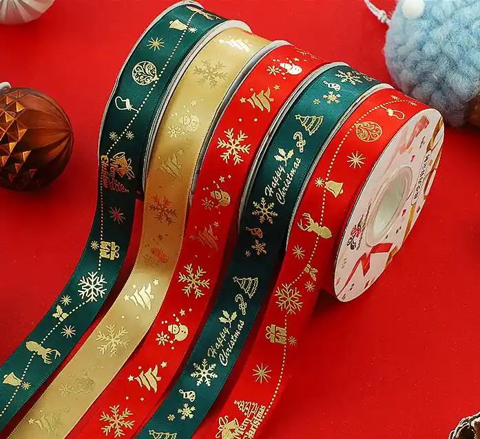 holiday decoration bow red christmas ribbon