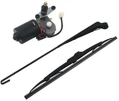 Kit tergicristallo e motore 12V elettrico Kction-spazzole tergicristallo scheletro in fibra di vetro adatte per Polaris Ranger