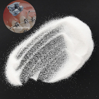 Poudre d'alumine blanche à faible teneur en impuretés, abrasif dentaire, média de microblasting pour laboratoires dentaires