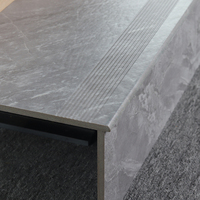 Huiran — carreaux marche de sol antidérapants en céramique, carreaux d'escalier en porcelaine, gris rustique