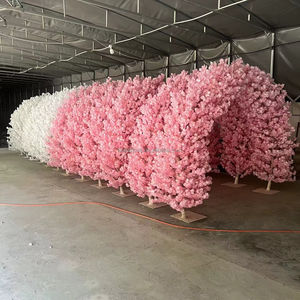 Nhân Tạo Hoa Anh Đào Hoa Hàng Cây Vòm Cửa Đường Dẫn Mặt Trăng Vòm Trang Trí Nội Thất Hoa Anh Đào Vòm Cho Đảng Đám Cưới Backdrop - Product Image 6