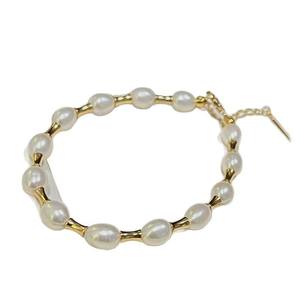 Bracelet en perles d'eau douce Wenchi Zhuji, design polyvalent à taille fine, accessoire exquis et indispensable pour mettre en valeur la main des femmes - Product Image 5