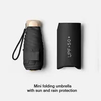 Mini parapluie de poche personnalisé avec logo, coupe-vent, pliable, compact, léger, pour voyage et affaires, vente en gros, fabricant chinois