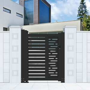 Puerta corrediza de aleación de aluminio moderna de alta calidad retráctil eléctrica con característica de seguridad para Villa al aire libre y aplicación escolar - Product Image 2