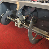 Schneefräsen-Anbaugerät für Mini-Kompaktlader, Raupenlader, Radlader, Hydrauliksystem, Mehrfarbig, 1 Jahr Garantie