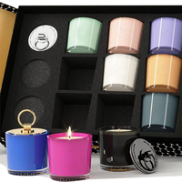 Boîte de présentation de bougies multiples en papier kraft de luxe Offre Spéciale Boîte cadeau vide personnalisée de haute qualité Lamination mate UV