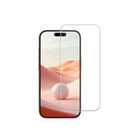 Protection d'écran en verre trempé 3D de qualité supérieure HD 9H 0,4 mm pour 17/17 Air/17 Pro/17 Pro Max, anti-traces de doigts, étanche