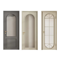 Porte intérieure en bois massif sur mesure, élégante, pour chambre à coucher, salle de bain, rénovation, matériau de construction