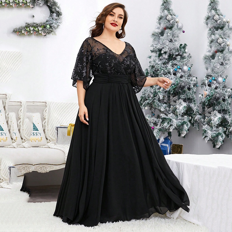 Customized Black Elegant Evening Gown High Quality Pure Silk Chiffon Lace Long Formal Party Sequined Dress Natural Waistline| Alibaba.com Customized Black Elegant Evening Gown High Quality Pure Silk Chiffon Lace Long Formal Party Sequined Dress Natural Waistline| Alibaba.com